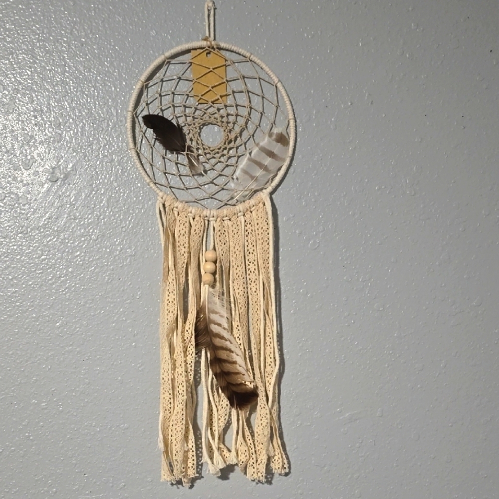 Bohemian Dreamcatcher with Feathers